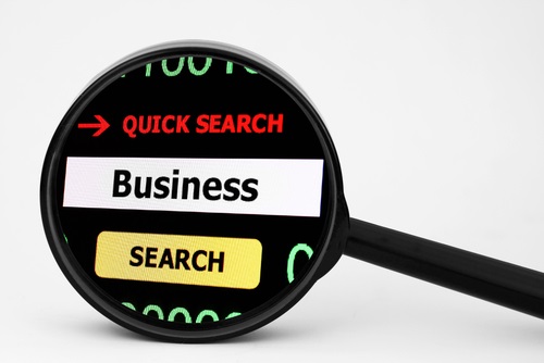 Business Listings - Business Search Magnifying Glass