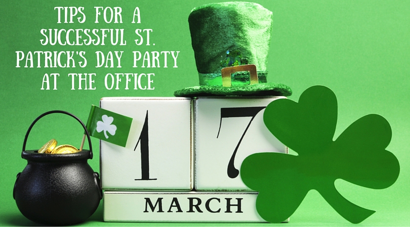 tips for a successful St. Patrick's day party at the office